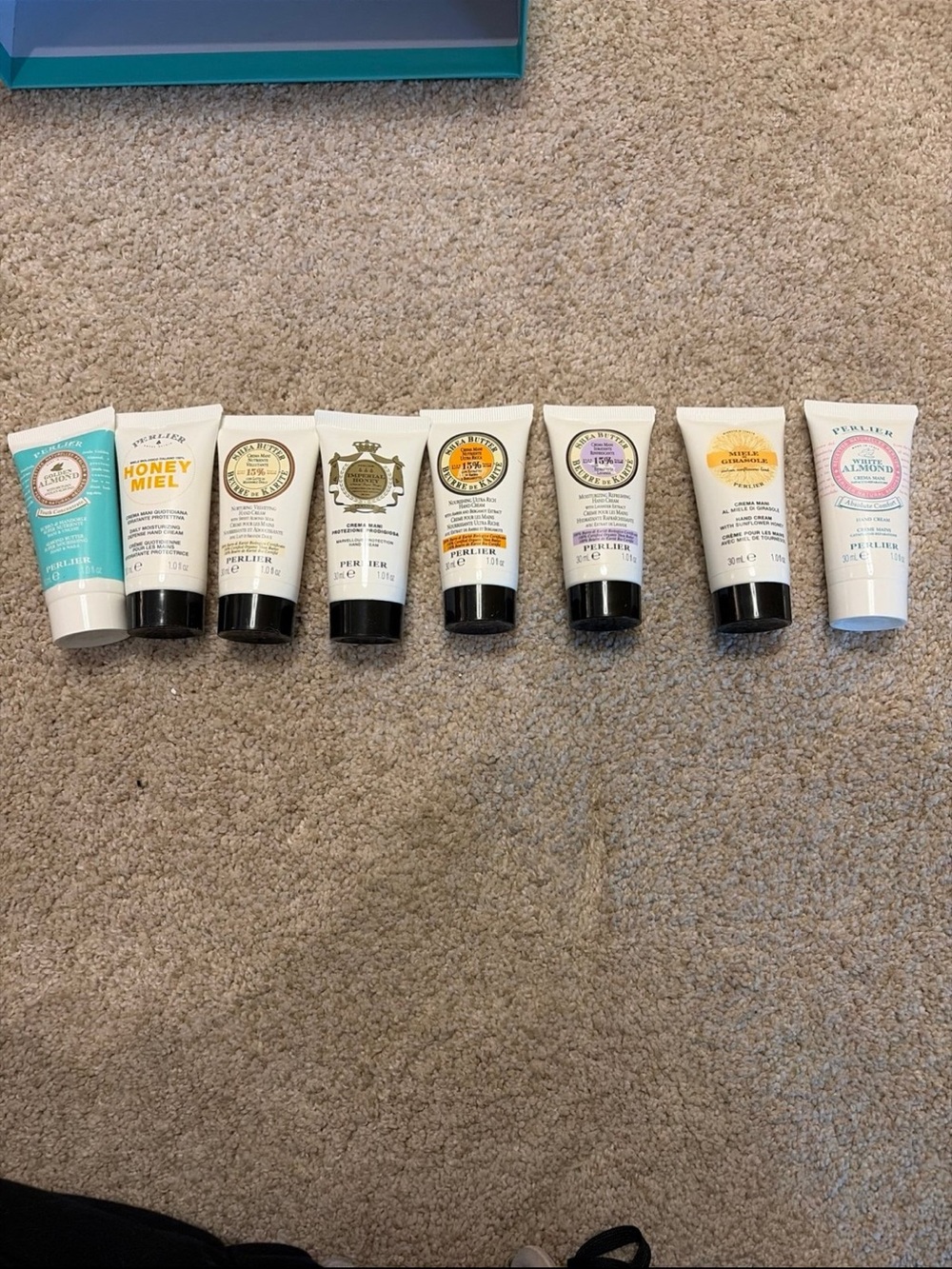 Perlier Assorted Hand Cream Set — Multi-Color Tubes